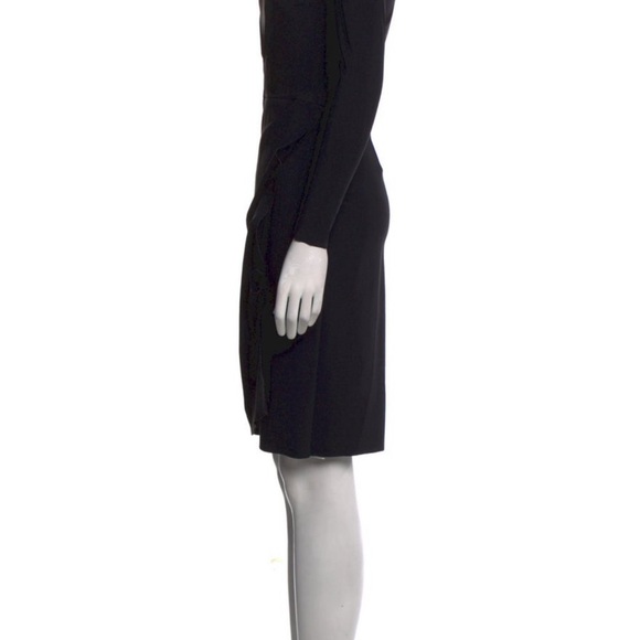 La Petite Robe di Chiara Boni Bateau Neckline Mini Dress Black Size S/4 - Picture 2 of 3